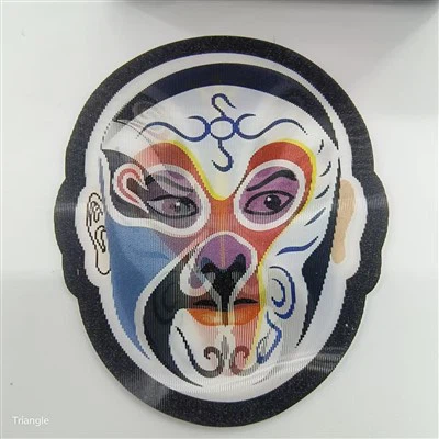 Label pemindahan haba lenticular silikon 3D